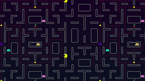 8Bit Arcade Game Loop Background-B