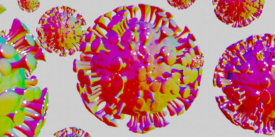 Viruses animation 3D model 16191618 | MotionElements