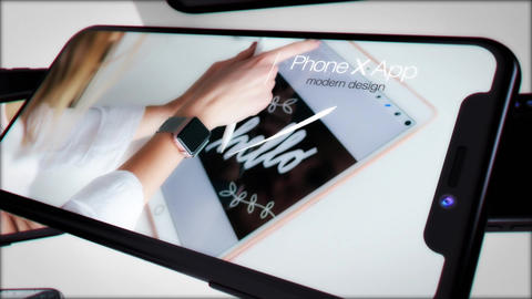 Matrix Phones Slideshow After Effects template 16265948 | MotionElements