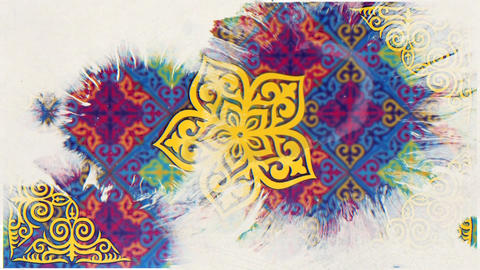 Kazakh pattern Loop