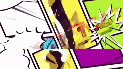 Colorful Comic Book Intro Cartoon Colorful Comic PP - 4