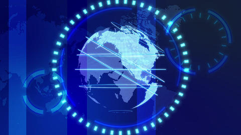 Blue digital network image background