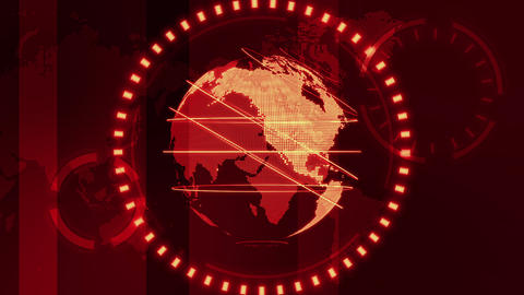 Red digital network image background