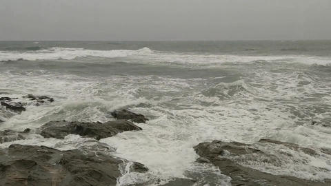 Rough sea
