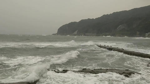 Rough sea