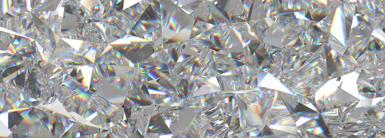 Beautiful Bright White Diamond Background - White Crystal Background