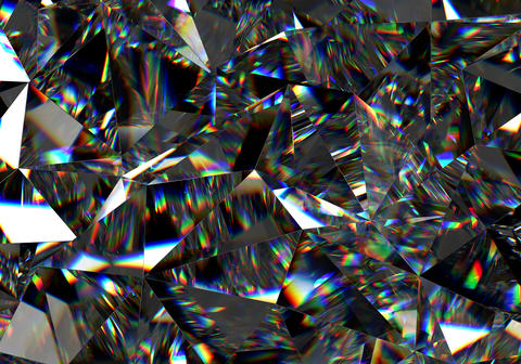 Beautiful 3D Rendered Shiny Diamond in Brilliant Cut on White Background