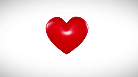 Glass love explosion Broken. 3D dynamic. Animation