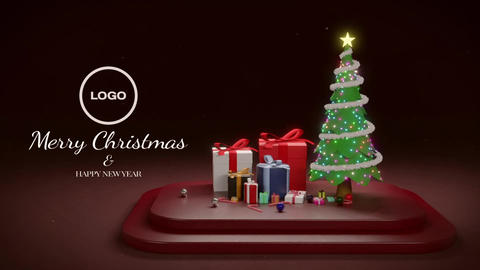 Christmas Logo For DaVinci Templates