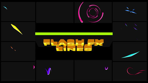 Flash FX Lines 애프터 이펙트 템플릿 18345975 | MotionElements