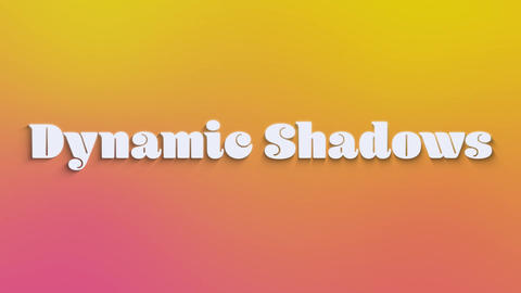 Dynamic Shadows Logo Reveal Motion Graphics Template (Mogrt)