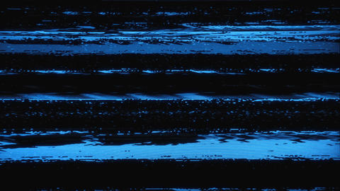 Dark Blue Screen Glitch Noise