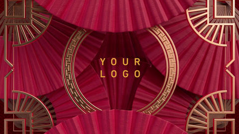 Chinese new years eve elegant logo reveal