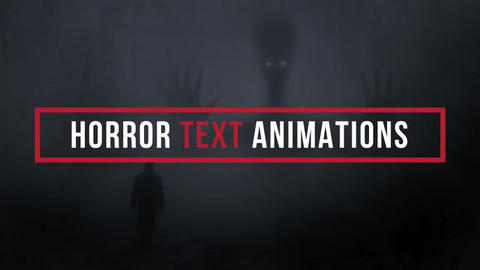 Horror Text Animations