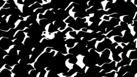 High Contrast Abstract Black and White Waves