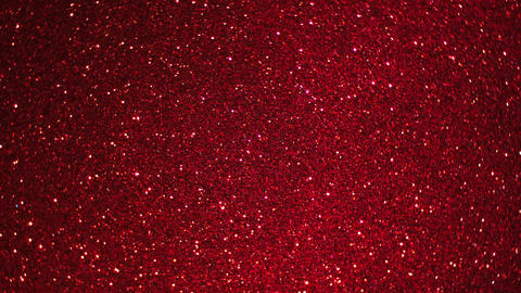 Looping Rotating Red Glitter