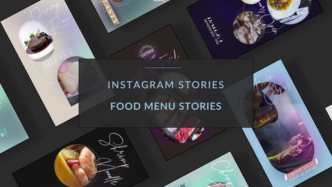 Instagram Stories: Food Menu Stories After Effects template 19211443 ...