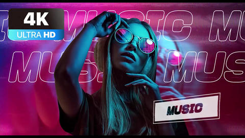Glitch Colorful Slideshow