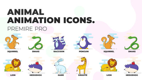 Animal - MOGRT Icons