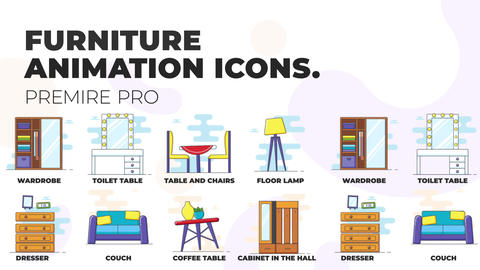 Furniture - MOGRT Icons