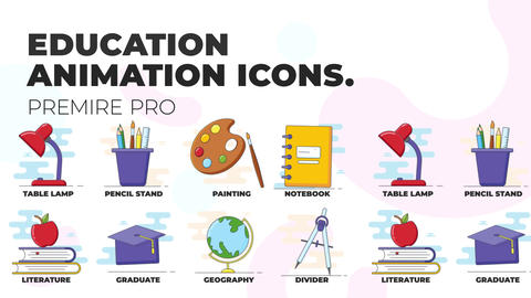 Education - MOGRT Icons