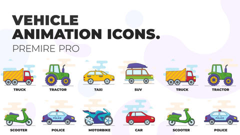 Vehicle - MOGRT Icons