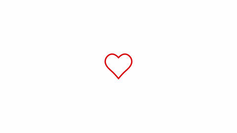 Heart shaped air rings, love heartbeat increasing heart