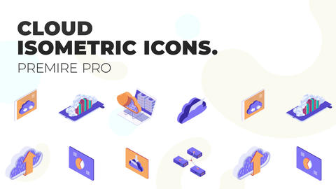 Cloud Technology - MOGRT Isometric Icons