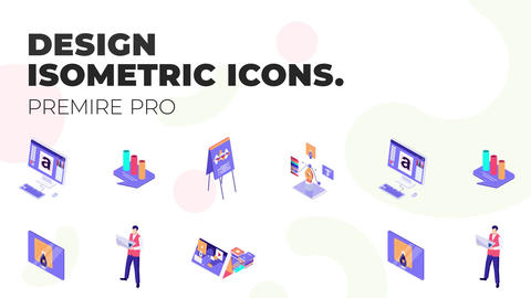 Design Studio - MOGRT Isometric Icons