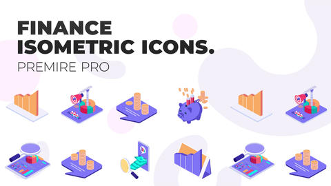 Finance - MOGRT Isometric Icons