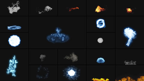 VFX Action Elements 모션 그래픽 템플릿 20807224 | MotionElements