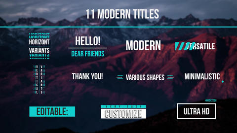 11 Modern Titles MOGRT
