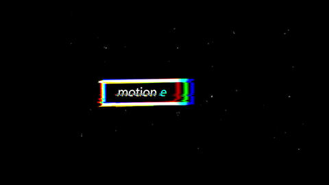 Glitch Logo Intro