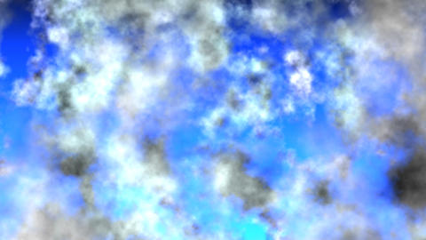 swirling clouds