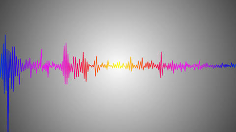 colorful audio spectrum
