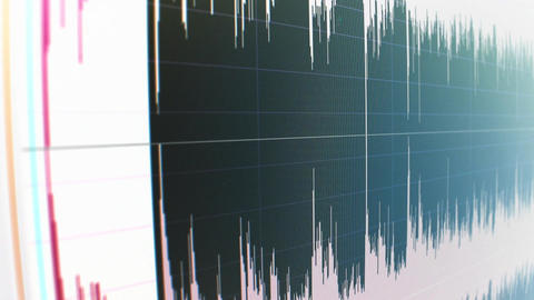 Audio editing software waveform computer screen moving s GIF 21605180 ...