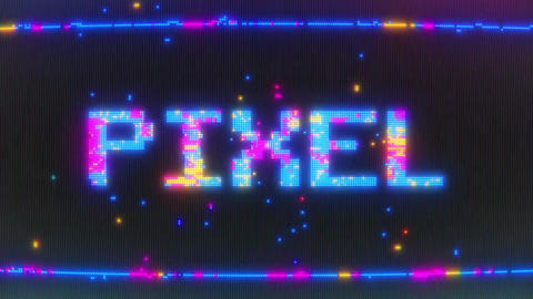 Pixel Logo & Title Opener