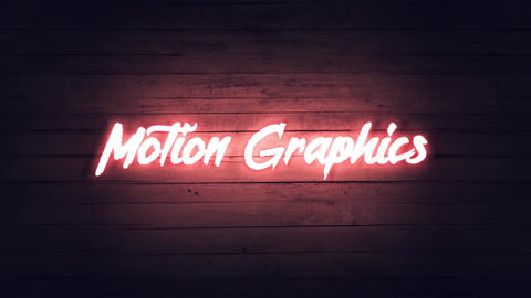 Neon Sign Title
