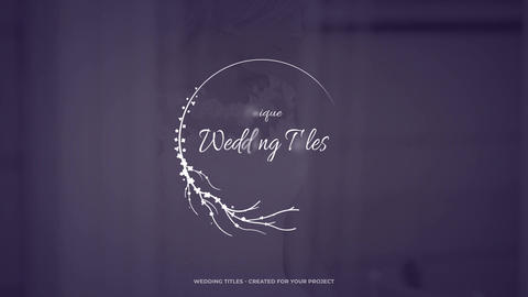 Wedding Titles V1 | MOGRt