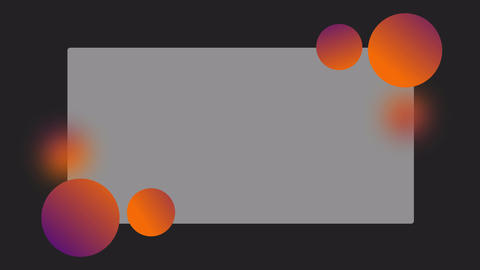 4K.abstract motion beautiful title animation circle