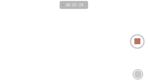 iPhone video shooting screen 3 minutes (with alpha) REC OFF after 3 minutes