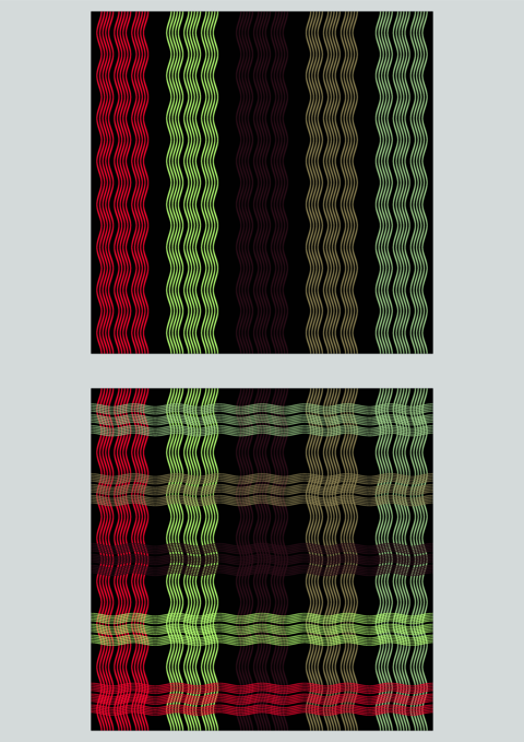 Elegant dark background consisting of stripes of vertical fine wavy lines