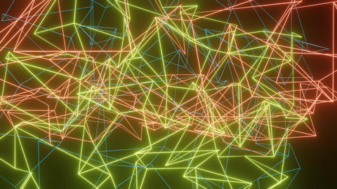 Mesh composed of glowing threads moving 애니메이션 GIF 22600801 | MotionElements