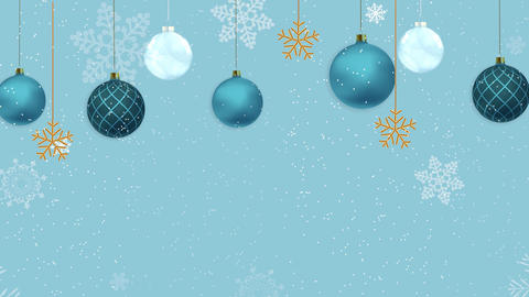 Video Merry Christmas and Happy New Year Greeting Card