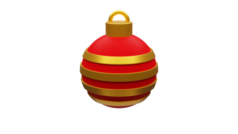 3d Christmas ball