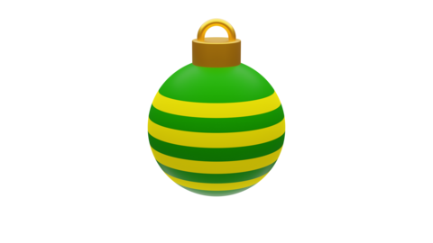 3d Christmas ball