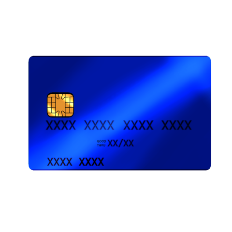 Credit Card Blue
