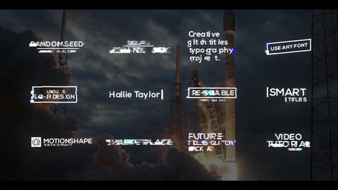 Glitch Titles X Lower Thirds Pack for Premiere Pro