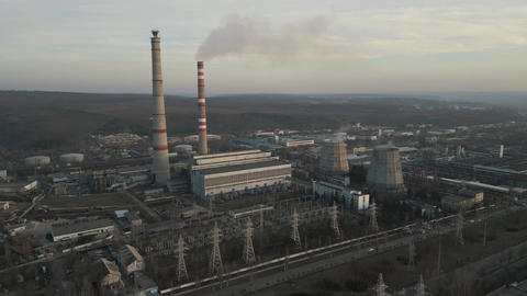 Thermal powerplant in Chisinau, Moldova
