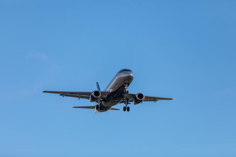 Aeroflot Sukhoi Superjet 100 Registration RA-89057. Plane take off or landing in